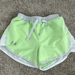 Under armour size medium girls track shorts